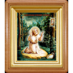 Св. Серафим Саровский (на камне)