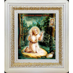 Св. Серафим Саровский (на камне)