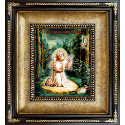 Св. Серафим Саровский (на камне)