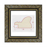 Багет пластиковый 30*20*2950 130577-КС-01 (уп. 156,6м)