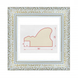 Багет пластиковый 30*20*2950 130582-БС-02 (уп. 156,6м)