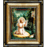 Св. Серафим Саровский (на камне)